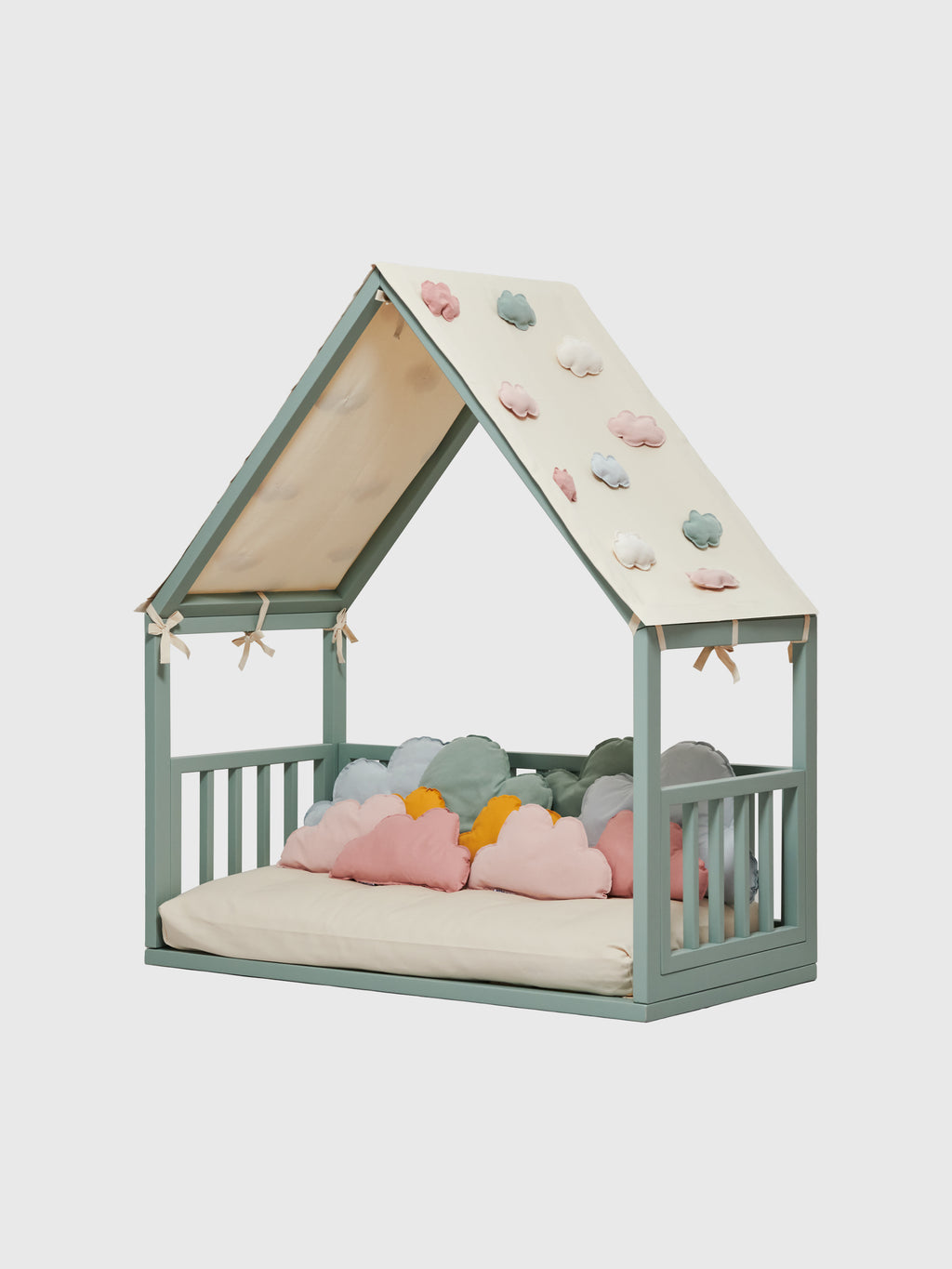 Green Ettino bed for kids